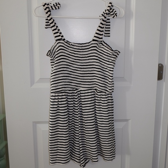 Blake and White Stripe Romper - Picture 2 of 2